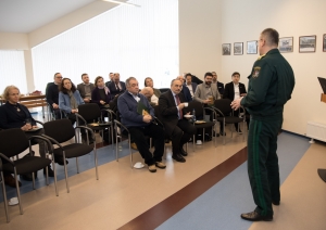 Ārvalstu pārstāvniecību delegācijas ciemojās Valsts robežsardzes koledžā Nr.2