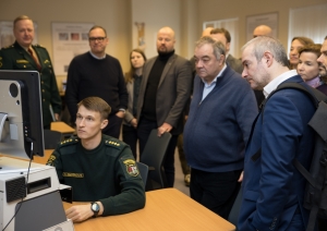 Ārvalstu pārstāvniecību delegācijas ciemojās Valsts robežsardzes koledžā Nr.4