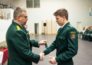 Valsts robežsardzes koledžā aizvada izlaidumu Nr.1
