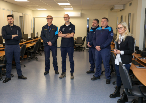 Valsts robežsardzes koledžu apmeklēja Eiropas Robežu un krasta apsardzes aģentūras (Frontex aģentūra) pārstāvji un Pastāvīgā korpusa eksperti