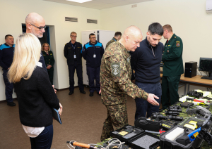 Valsts robežsardzes koledžu apmeklēja Eiropas Robežu un krasta apsardzes aģentūras (Frontex aģentūra) pārstāvji un Pastāvīgā korpusa eksperti