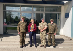 Valsts robežsardzes koledžā viesojās delegācija 
