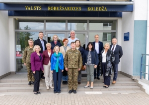Valsts robežsardzes koledžā viesojās Latvijas Koledžu asociācija