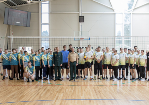 Valsts robežsardzes koledžā viesojās  Iekšlietu ministrijas veselības un sporta centra Sporta nodaļas profesionālie sportisti
