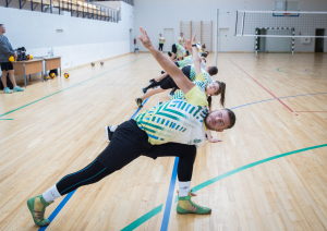 Valsts robežsardzes koledžā viesojās  Iekšlietu ministrijas veselības un sporta centra Sporta nodaļas profesionālie sportisti