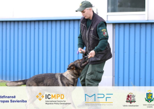 Valsts robežsardzes koledžas Kinoloģijas centrā uzsāk apmācības divi Moldovas Republikas Robežpolicijas Ģenerālinspektorāta kinologi