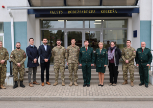 Valsts robežsardzes koledžā viesojās delegācija no Kanādas