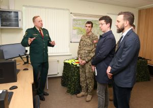 Valsts robežsardzes koledžā viesojās delegācija no Kanādas