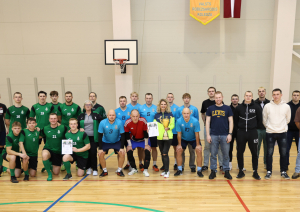 Valsts robežsardzes Ludzas pārvalde ieguva zelta medaļu futbolā