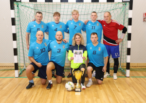 Valsts robežsardzes Ludzas pārvalde ieguva zelta medaļu futbolā