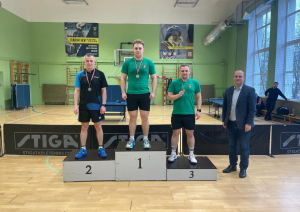 Valsts robežsardzes komanda ieguva zeltu galda tenisā