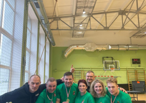 Valsts robežsardzes komanda ieguva zeltu galda tenisā