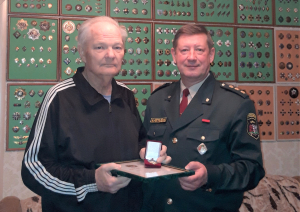 Tika apbalvots  Valsts robežsardzes veterāns atvaļinātais pulkvedis Leonards Doniķis Nr.1