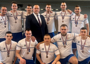 Valsts robežsardzes komanda kāpa uz pjedestāla augstākā pakāpiena Nr.3