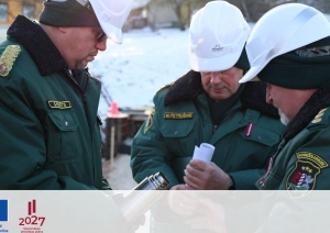 Rēzeknē svinīgi iemūrēta vēstījuma kapsula Kinoloģijas centra pamatos Nr.4
