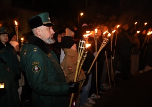 Valsts robežsardzes koledžas personāls piedalījās piemiņas pasākumā Rēzeknē Nr.3