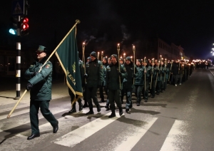 Valsts robežsardzes koledžas personāls piedalījās piemiņas pasākumā Rēzeknē Nr.2