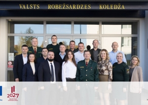 Moldovas Republikas Migrācijas ģenerālinspektorāta amatpersonas pabeigušas apmācības Valsts robežsardzes koledžā Nr.21