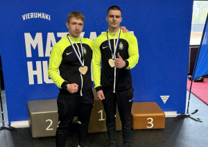 Valsts robežsardzes koledžas komanda Baltijas valstu studentu sporta spēlēs “SELL GAMES 2025”, Somijā, Vierumäki.
