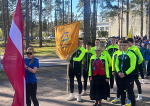Valsts robežsardzes koledžas komanda Baltijas valstu studentu sporta spēlēs “SELL GAMES 2025”, Somijā, Vierumäki.