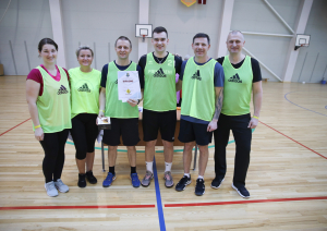 Valsts robežsardzes koledžā personālu vieno sports! Nr.3