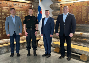 ikgadējā Polijas, Lietuvas, Latvijas un Somijas robežsargu mācību iestāžu vadības pārstāvju sanāksmē Somijas Robežu un krasta apsardzes akadēmijā