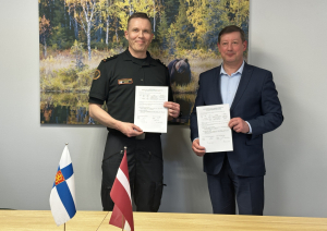 ikgadējā Polijas, Lietuvas, Latvijas un Somijas robežsargu mācību iestāžu vadības pārstāvju sanāksmē Somijas Robežu un krasta apsardzes akadēmijā