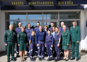 Valsts robežsardzes koledžā norisinājās apmācības Valsts policijas amatpersonām
