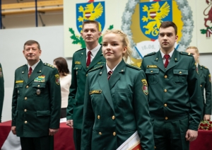 Valsts robežsardzes koledžā aizvada izlaidumu Nr.12