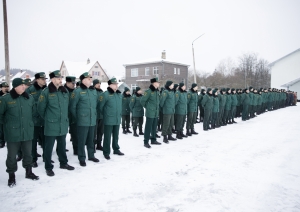 Valsts robežsardzes koledžas personāls vienojās klusuma brīdī
