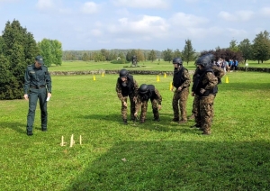Valsts robežsardzes koledža piedalījās patriotiskās audzināšanas pasākumā "Karoga svētki" Nr.1
