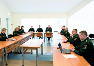 Valsts robežsardzes koledžā tika organizētas domes vēlēšanas Nr.4