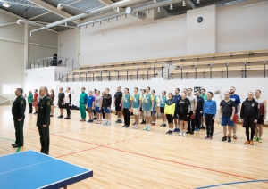 Valsts robežsardzes 2024.gada čempionāts iesākas ar sacensībām galda tenisā