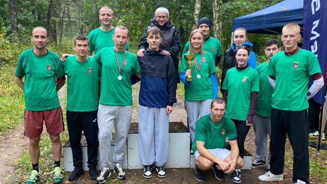 Valsts robežsardzes komanda ieguva bronzu Iekšlietu ministrijas vieglatlētikas krosā foto