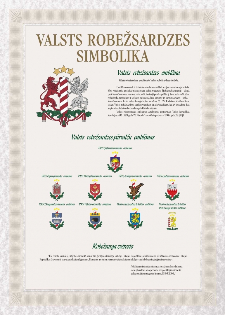 Valsts robežsardzes simbolika