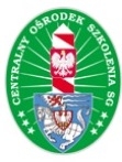 Polijas Republikas Centrālais Robežsardzes mācību centrs Košaļinā. Logo