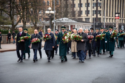 Valsts robežsardzes koledžas sadarbības partneri piedalās Valsts robežsardzes 105.gadadienas svinībās