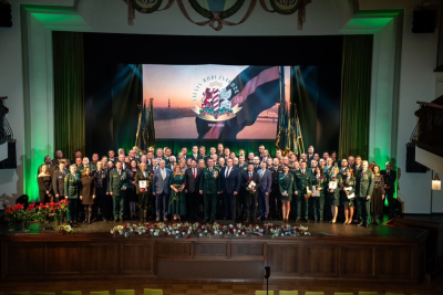 Valsts robežsardzes koledžas sadarbības partneri piedalās Valsts robežsardzes 105.gadadienas svinībās