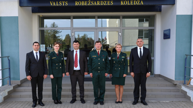 Valsts robežsardzes koledžā viesojās delegācija no Azerbaidžānas