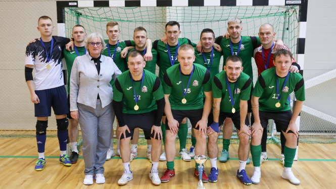 Robežsargi ieguva zelta kausu Iekšlietu ministrijas futbola sacensībās