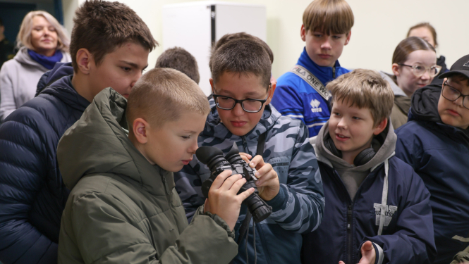 Valsts robežsardzes koledža uzņem skolēnus Karjeras nedēļas laikā