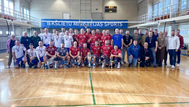 Norisinājās Iekšlietu ministrijas volejbola sacensības