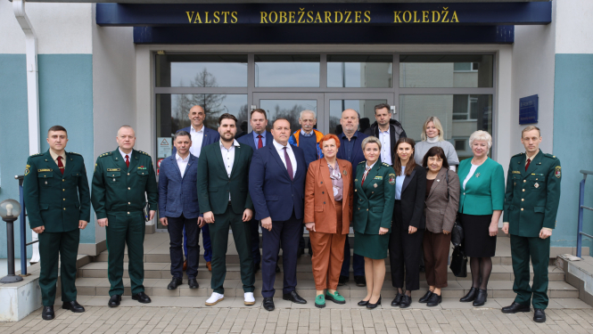 Saeimas Sporta apakškomisija viesojas Valsts robežsardzes koledžā 2025.gada 28.marts