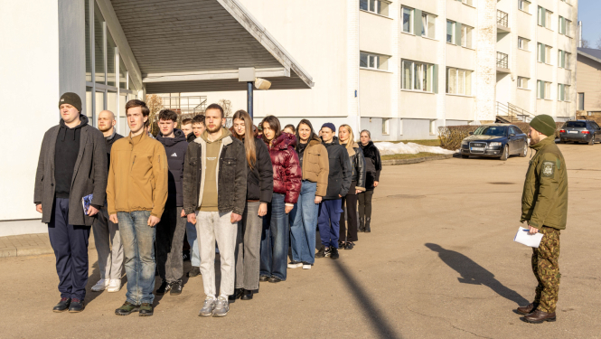 Valsts robežsardzes koledžā ieradās kadeti – kandidāti