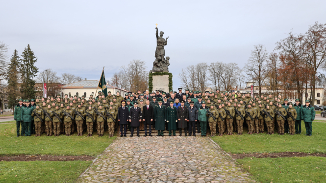 Valsts robežsardzes koledžas kadeti deva zvērestu - 07.08.2025