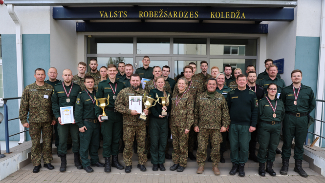 Valsts robežsardzes Viļakas pārvalde ieguva zelta kausu