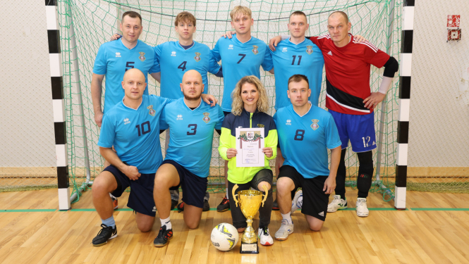 Valsts robežsardzes Ludzas pārvalde ieguva zelta medaļu futbolā