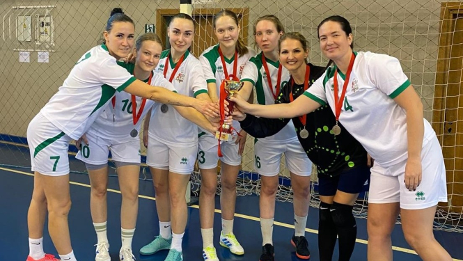 Valsts robežsardzes komanda ieguva godalgu futbolā