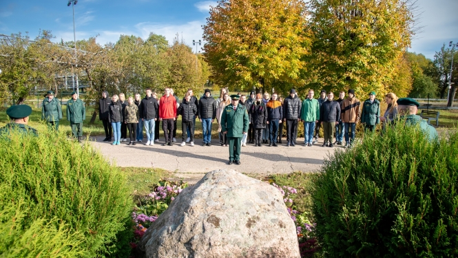 Valsts robežsardze piemin represētos robežsargus Indrā Nr.6