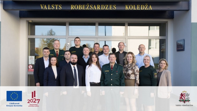 Moldovas Republikas Migrācijas ģenerālinspektorāta amatpersonas pabeigušas apmācības Valsts robežsardzes koledžā Nr.21